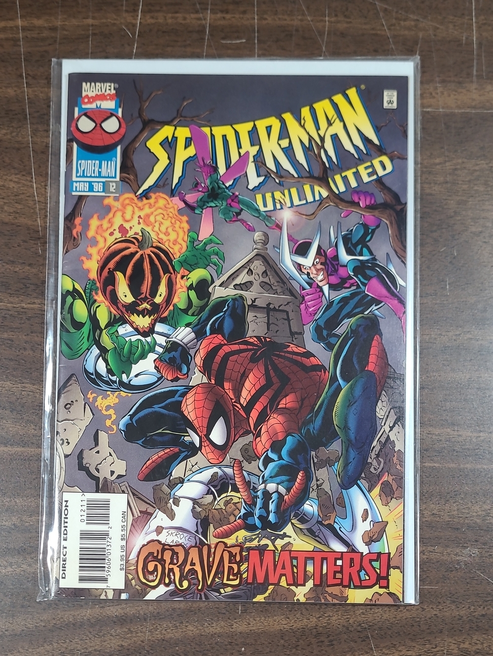 Marvel Spider-Man Unlimited Comic Book #12 May 1996 Bagged